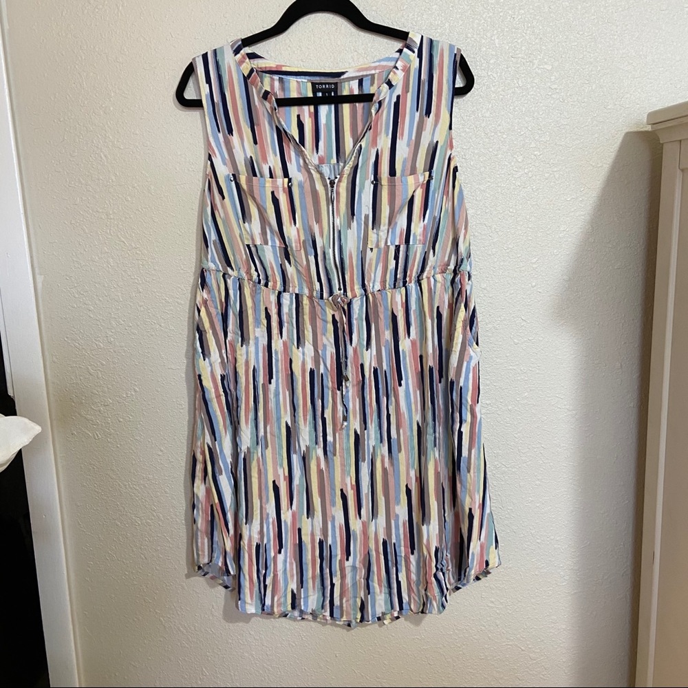 Torrid colorful flowy dress